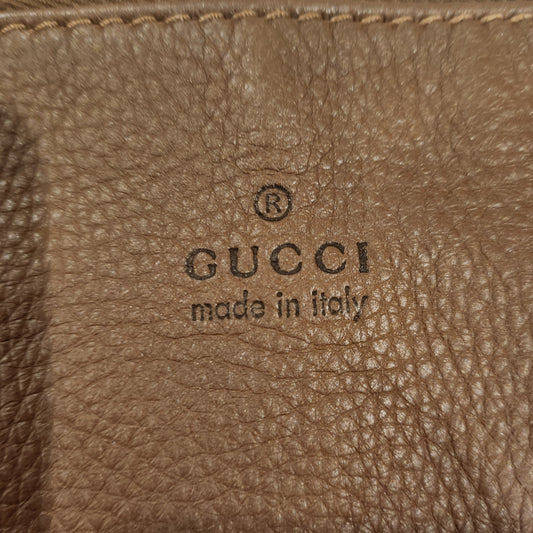 Gucci chestnut oversized shoulder bag image 1