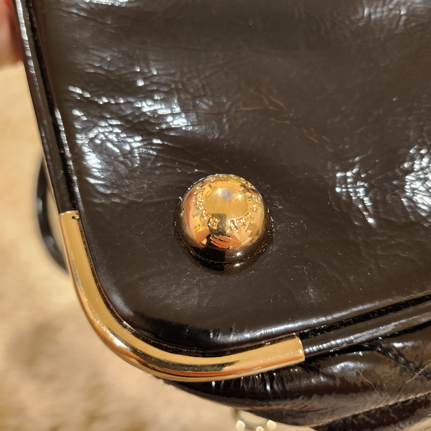 Bally Black patent leather GHW  image 3