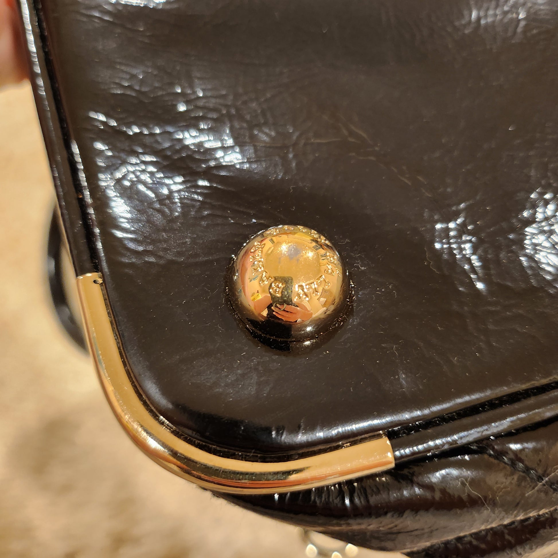 Bally Black patent leather GHW  image 3