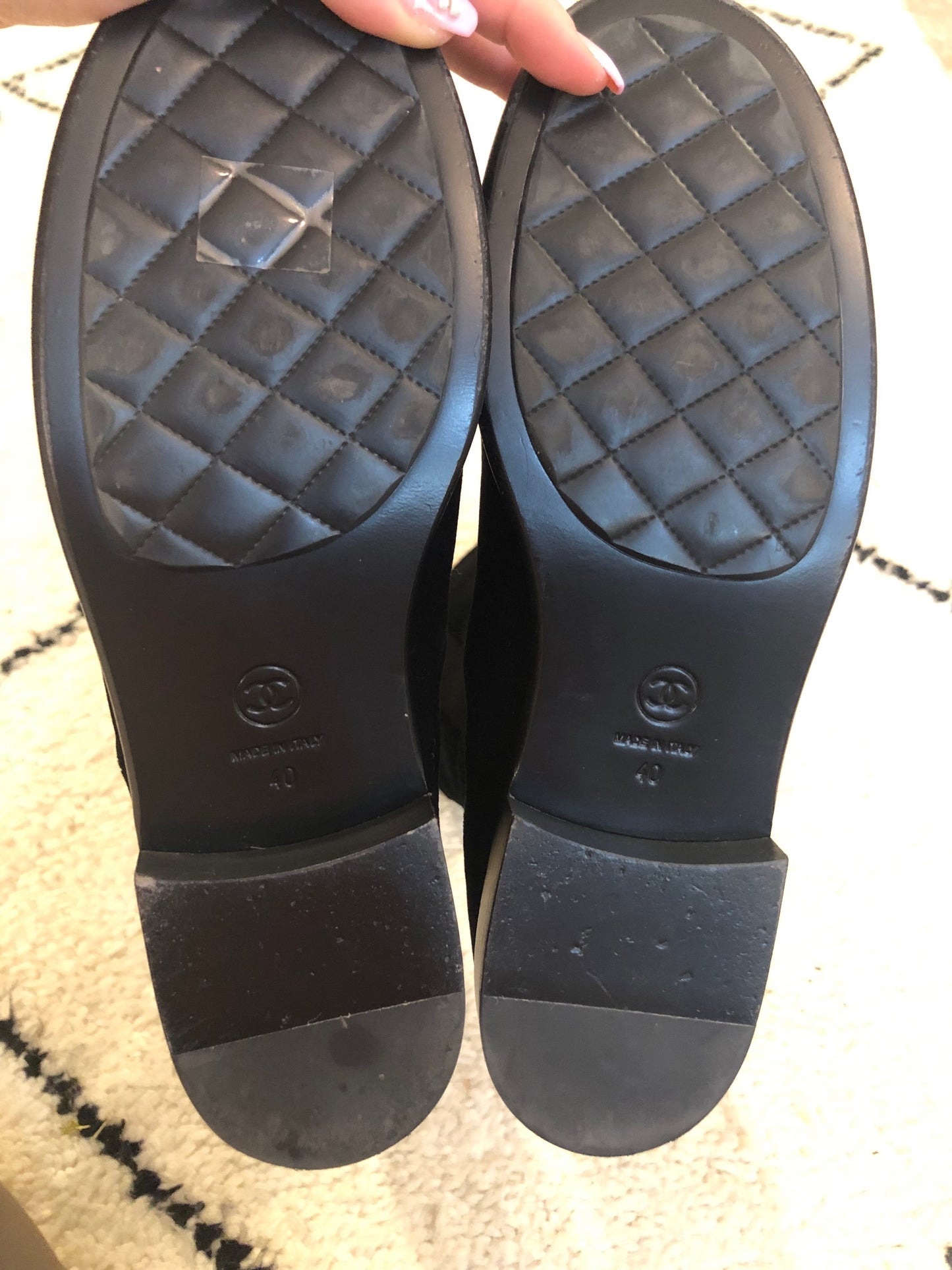 Chanel velvet riding boots  image 7