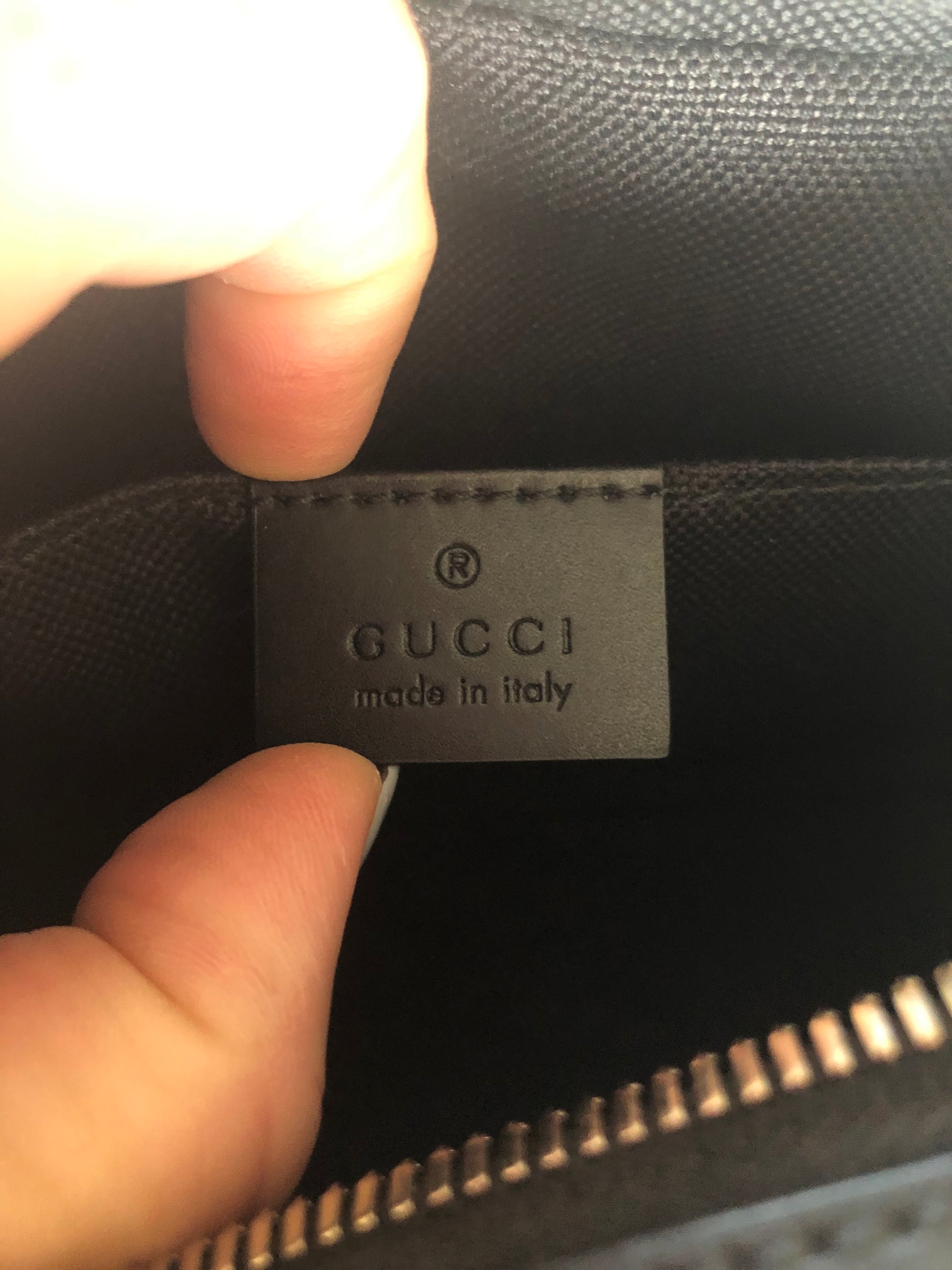 Gucci Black Grey Supreme canvas  image 7