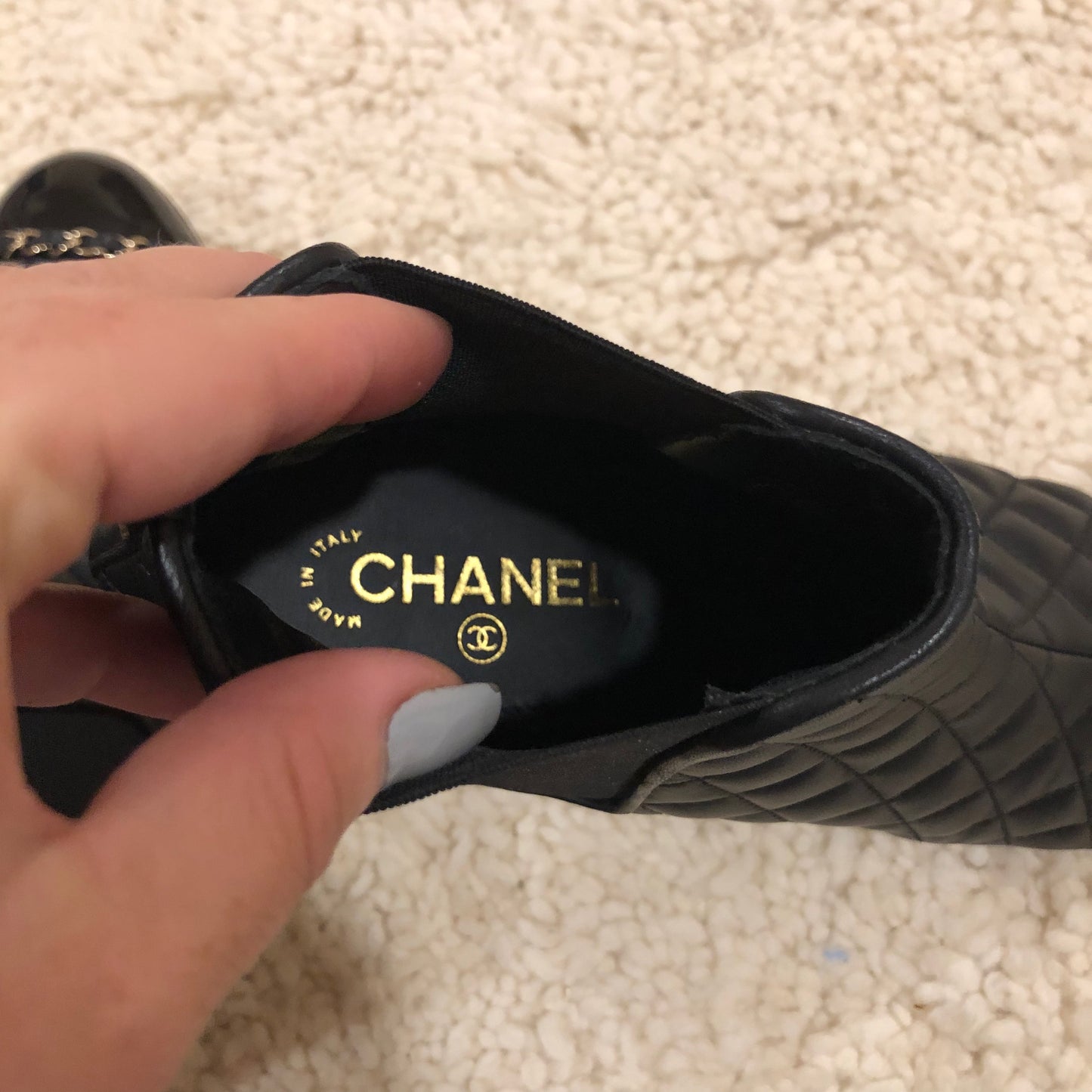 Chanel quilted ankle boots  image 2