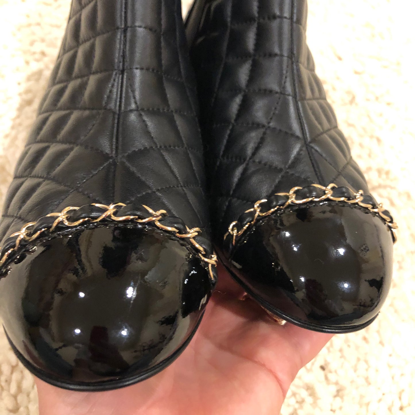 Chanel quilted ankle boots  image 5