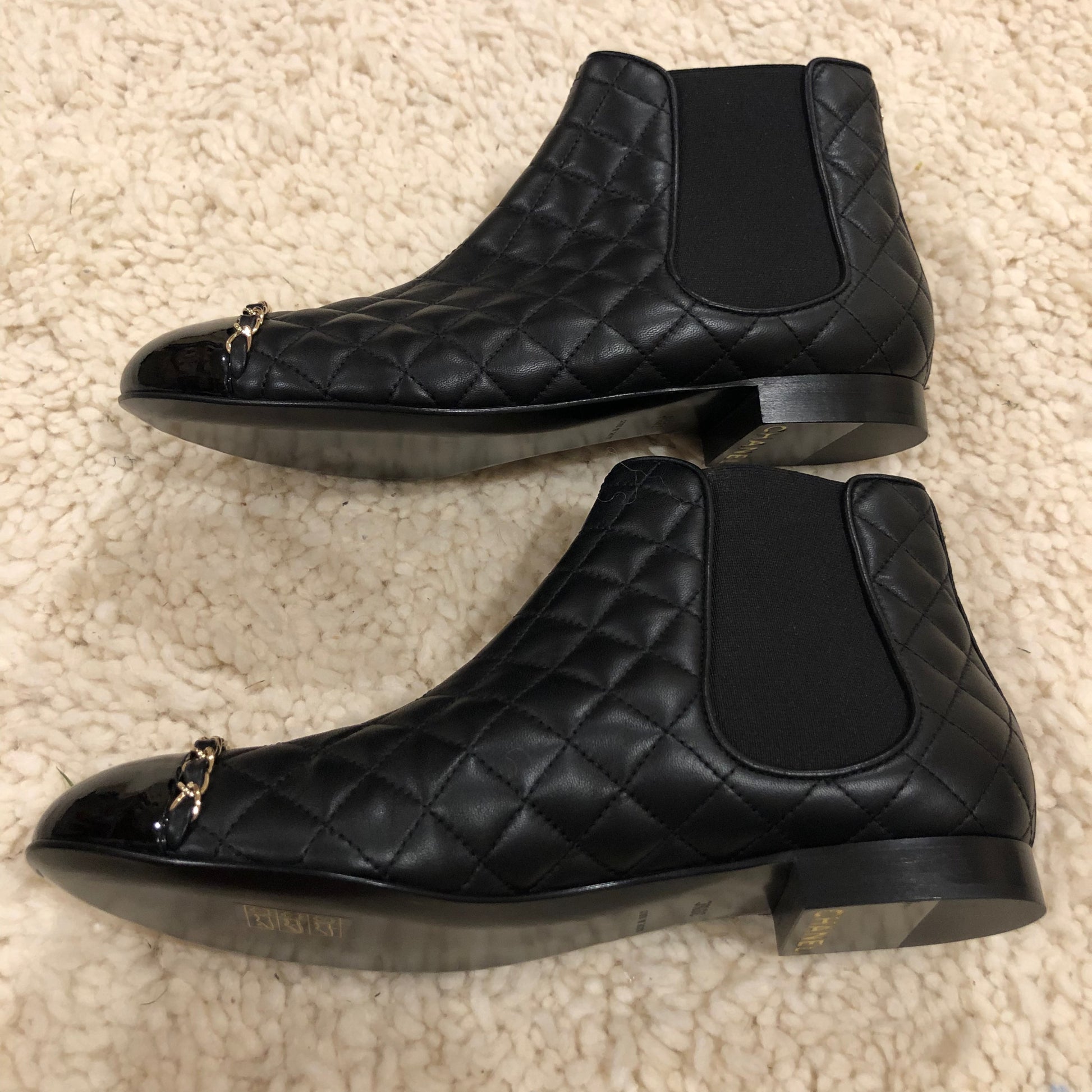Chanel quilted ankle boots  image 10