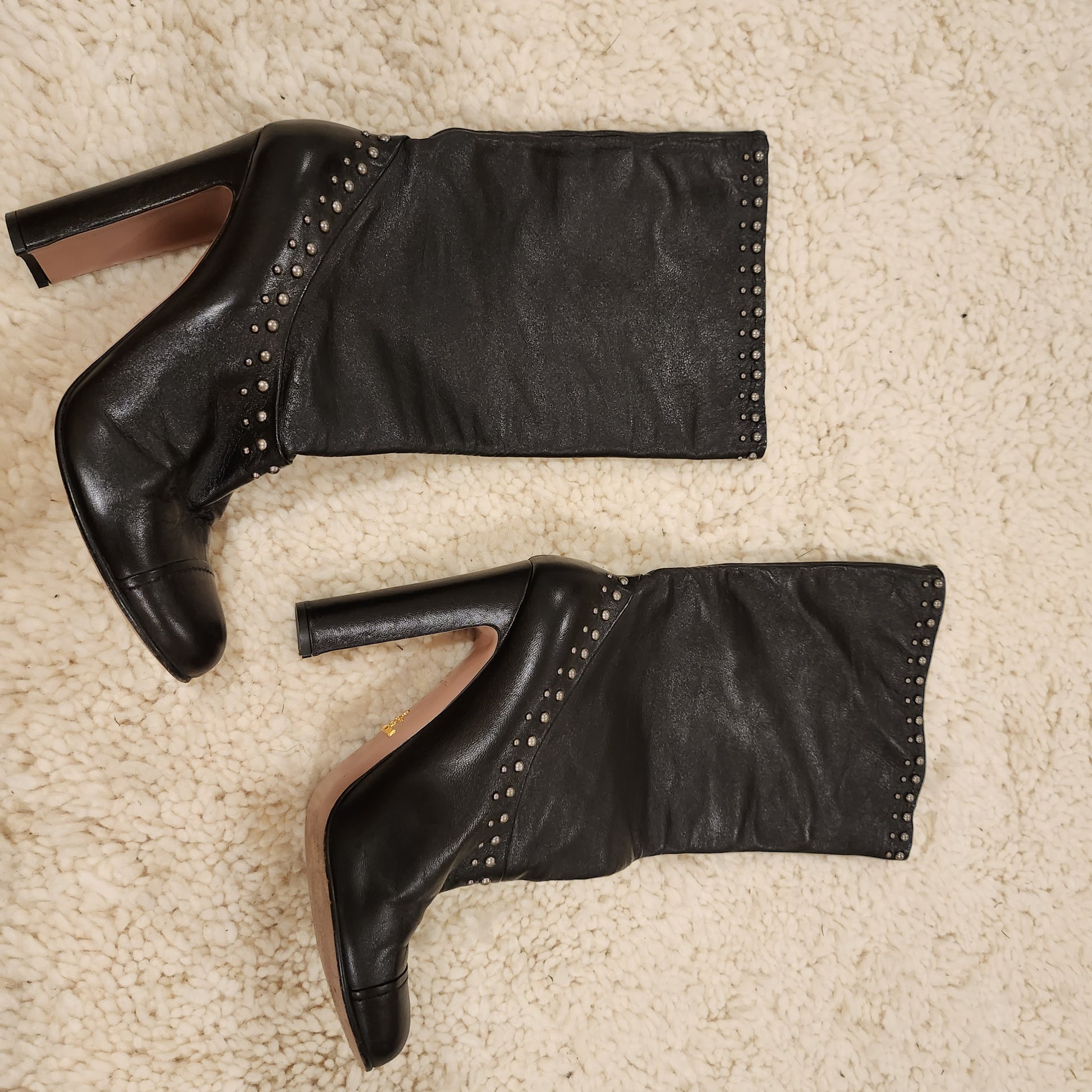 Prada soft  leather boots  image 6