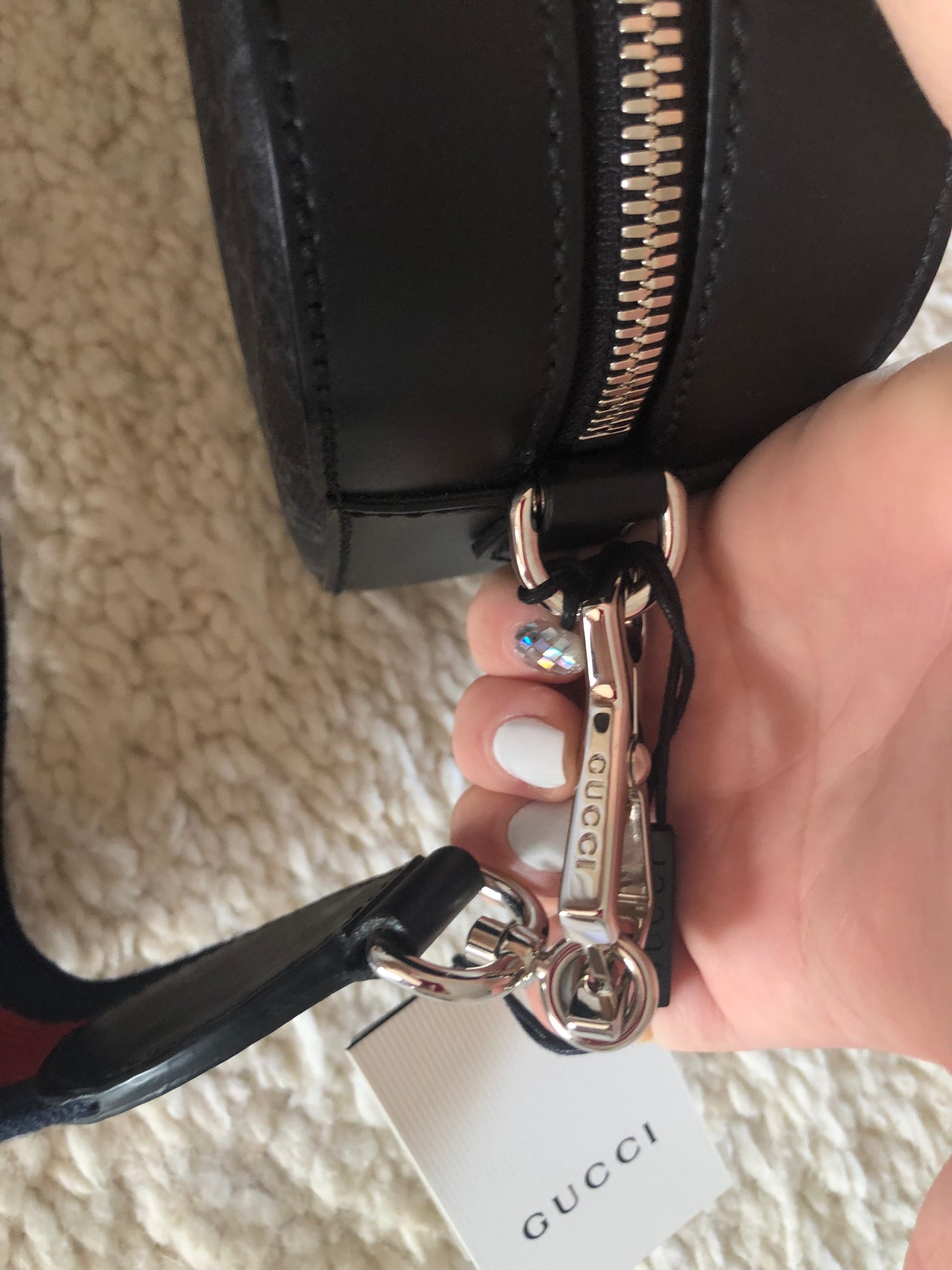 Gucci Black Grey Supreme canvas  image 1