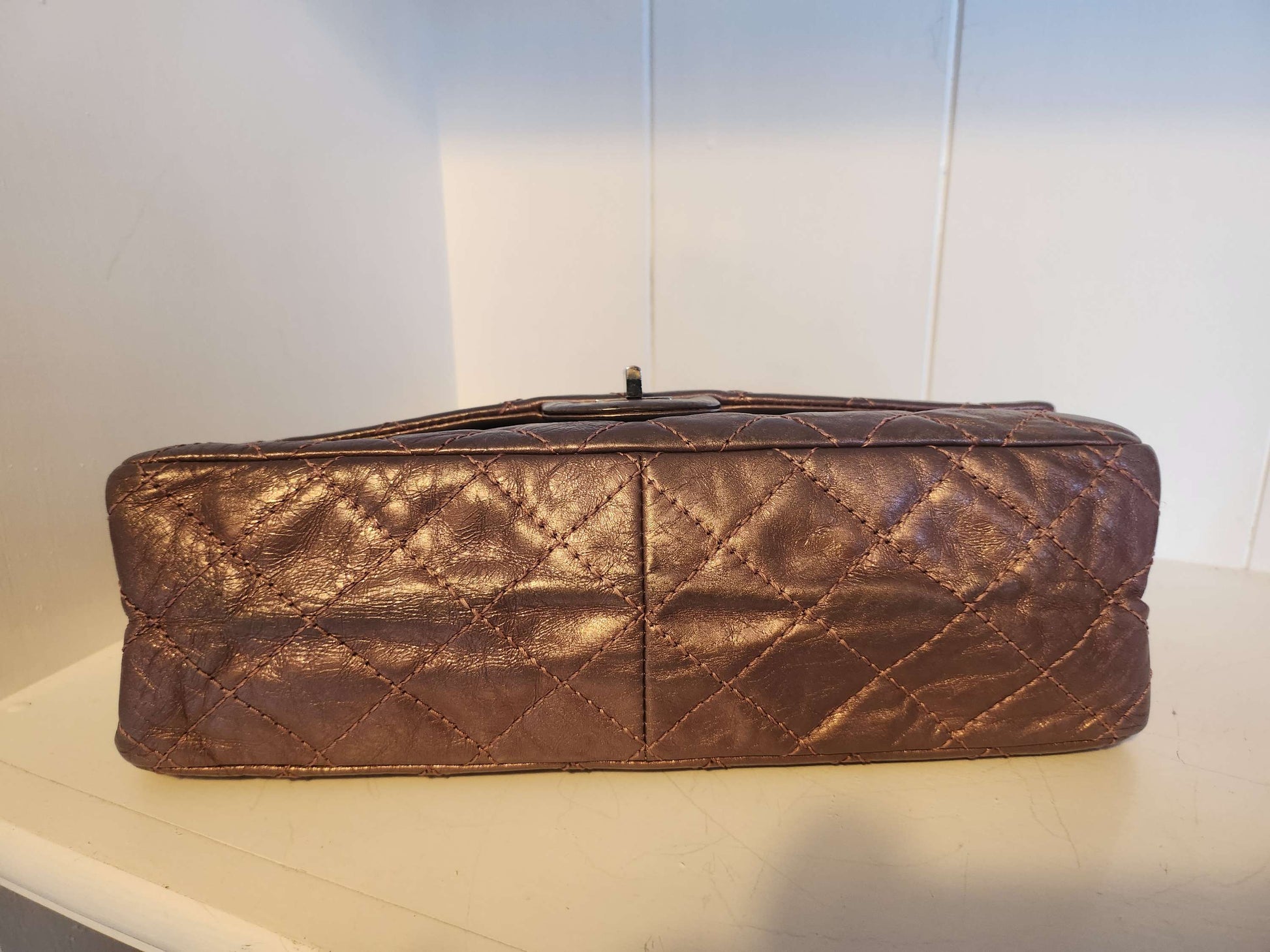 Chanel 2.55 Reissue Aged Matellic  image 10